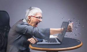 Woman Expressing Anger in an Unhealthy Way